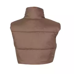 Chaleco Acolchado de Piel Sintética - comprar en línea