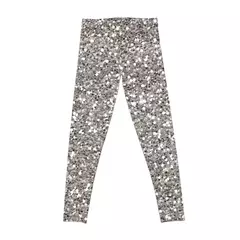 Leggings Plateados con Purpurina Yoga - comprar en línea