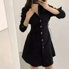 Elegancia Negra y Caqui Sensual - comprar en línea