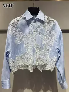 Camisa Elegante de Encaje - comprar en línea
