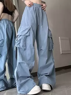 Pantalones Rectos con Cordones - TOKO Directo a tu Puerta