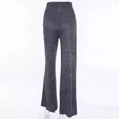 Pantalones Plateado Prillante - tienda en línea