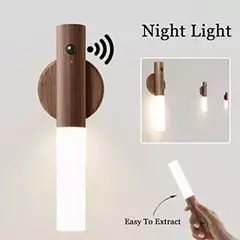 Luz nocturna con Sensor de movimiento, lámpara Led portátil magnética para in - comprar en línea