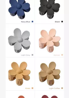 Pinzas para el pelo de flores para mujer