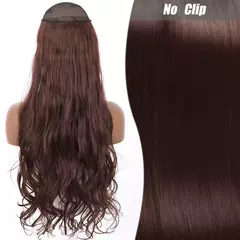 Extensión de Cabello Natural sin Clips