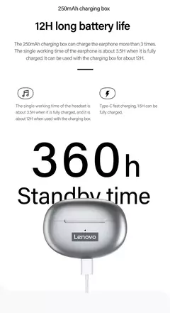 Lenovo-auriculares inalámbricos LP5 TWS con Bluetooth - tienda en línea