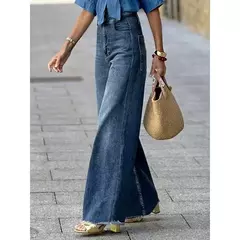 Pantalones Vintage Cintura Alta
