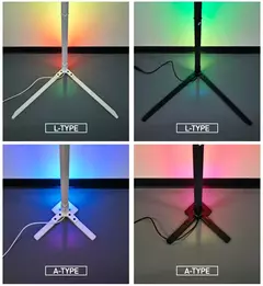 Imagen de Lámpara de pie LED RGBIC de 180CM, luz de esquina moderna