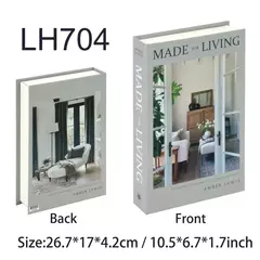 Libros Falsos de Lujo para Decoración del Hogar.