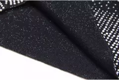 Vestido Ajustado Manga Larga (Diamantes) - tienda en línea