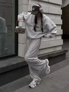 Pantalones de Lentejuelas Brillantes - comprar en línea