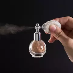 Resaltador de Diamante en Polvo, Spray Brillo Bronceado