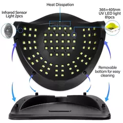 Lámpara LED Para Uñas de 380W - comprar en línea