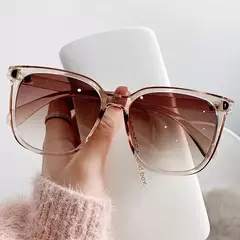 Gafas De Sol cuadradas Vintage para mujer, anteojos De Sol femeninos De gran tam en internet