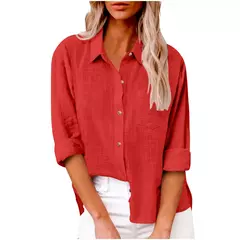 Camisas de lino y algodón para mujer. - tienda en línea