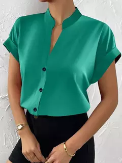 Blusa blanca de Chifón. - comprar en línea