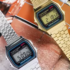 Reloj de pulsera de acero inoxidable digital. en internet