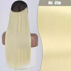 Extensión de Cabello Natural sin Clips