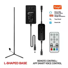 Lámpara de pie LED RGBIC de 180CM, luz de esquina moderna en internet