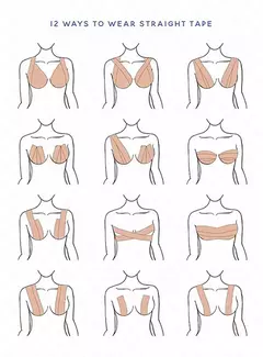 Imagen de Sujetador Invisible Adhesivo en Cinta