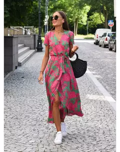 Vestidos largos con estampado Floral para mujer - comprar en línea