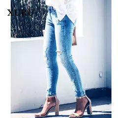 Imagen de Jeans Delgados Rasgados