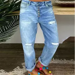 Jeans Agujeros Rotos para Mujer - comprar en línea