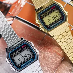 Reloj de pulsera de acero inoxidable digital. - comprar en línea