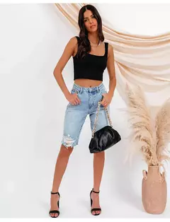 Shorts de mezclilla azul - comprar en línea