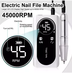 Pulidora Eléctrica Portátil Profesional para Uñas.
