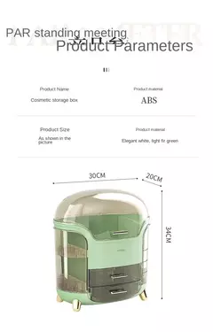Imagen de Caja Organizadora de Maquillaje de Gran Capacidad