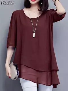 Blusa Informal de Gasa en internet