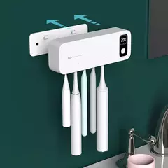 Esterilizador de cepillo de dientes UV recargable, soporte de cepillo de dientes en internet
