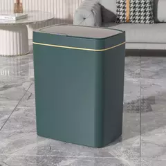Imagen de Cubo de basura con Sensor inteligente para cocina y baño, papelera impermeable