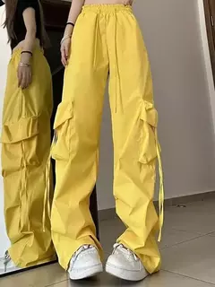 Pantalones Rectos con Cordones - TOKO Directo a tu Puerta