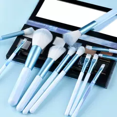 Juego de brochas de Maquillaje Set de 12 Brochas - comprar en línea