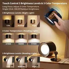 Imagen de Lámpara de pared Led con Control táctil