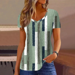 Blusa con estampado de flores en 3d para mujer