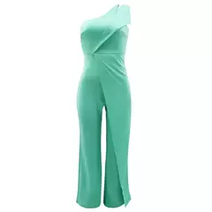 Mono elegante de un hombro para mujer, sin mangas. - tienda en línea