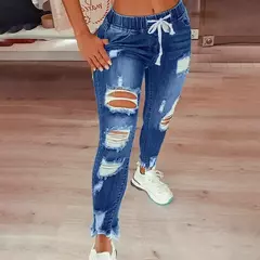 Jeans desgastados de estilo retro para mujeres - TOKO Directo a tu Puerta