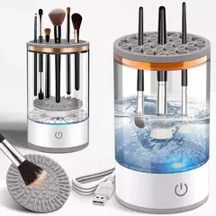 Limpiador de Brochas de Maquillaje Eléctrico.