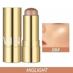 Colorete multiusos 3 en 1, Brillo Facial tinte para ojos, mejillas y labios, resistente al agua. - comprar en línea