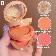 Sombra de ojos 3 en 1 Paleta Natural
