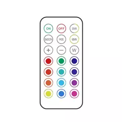 Luces LED nocturnas RGBW con Control remoto, luz regulable. - tienda en línea