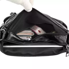 Bolso de hombro de cuero de lujo para mujer, bandolera de diseñador, a la moda,