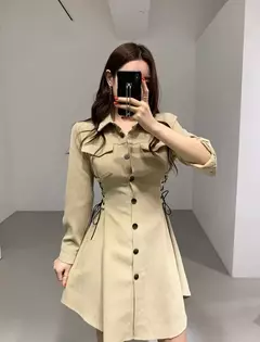 Elegancia Negra y Caqui Sensual - tienda en línea