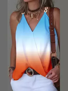 Blusa Cuello en V en internet