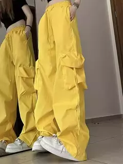 Pantalones Rectos con Cordones - comprar en línea