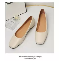 Zapatos Planos Punta Cuadrada en internet