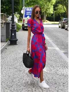 Vestidos largos con estampado Floral para mujer